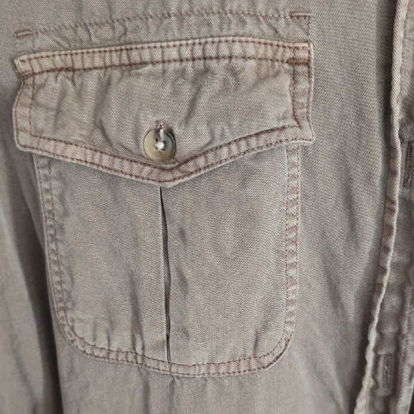 Marine Layer Women's Casual Brown Shirt Size L - Picture 5 of 5